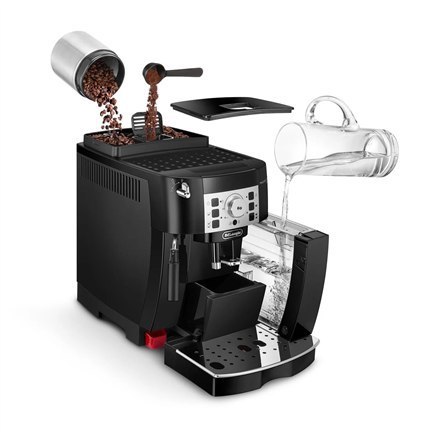 Delonghi | Ekspres do kawy | ECAM22.112.B Magnifica S | Ciśnienie pompy 15 bar | Wbudowany spieniacz do mleka | Automatyczny | 1