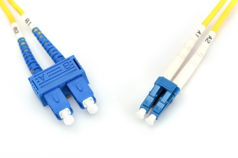 Digitus | Kabel krosowy | Światłowód | Męski | LC jednomodowy | Męski | SC jednomodowy | Żółty | 1 m Digitus | Kabel krosowy | Światłowód | Męski | LC jednomodowy | Męski | SC jednomodowy | Żółty | 1 m