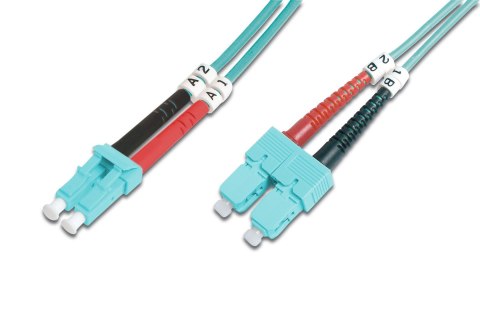 Digitus | Patch cable | Fibre optic | Male | SC multi-mode | Male | LC multi-mode | Blue | 2 m Digitus | Patch cable | Fibre optic | Male | SC multi-mode | Male | LC multi-mode | Blue | 2 m