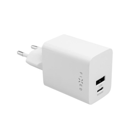 Fixed Mini USB-C/USB Travel Charger 45W | FIXC45M-CU-WH Fixed Mini USB-C/USB Travel Charger 45W | FIXC45M-CU-WH