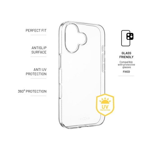 Fixed | Story AntiUV | Back Cover | Apple | iPhone 16 | TPU | Clear Fixed | Story AntiUV | Back Cover | Apple | iPhone 16 | TPU | Clear