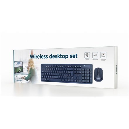 Gembird | Black | Wireless desktop set | KBS-WCH-03 | Keyboard and Mouse Set | Wireless | Mouse included | US | Black | US | 380 Gembird | Black | Wireless desktop set | KBS-WCH-03 | Keyboard and Mouse Set | Wireless | Mouse included | US | Black | US | 380