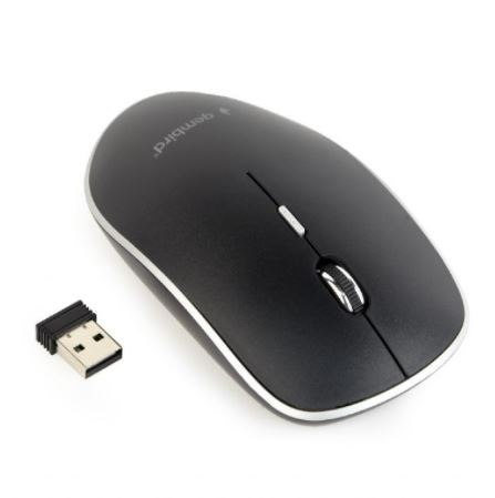Gembird | Cicha bezprzewodowa mysz optyczna | MUSW-4BS-01 | Mysz optyczna | USB | Czarny Gembird | Cicha bezprzewodowa mysz optyczna | MUSW-4BS-01 | Mysz optyczna | USB | Czarny