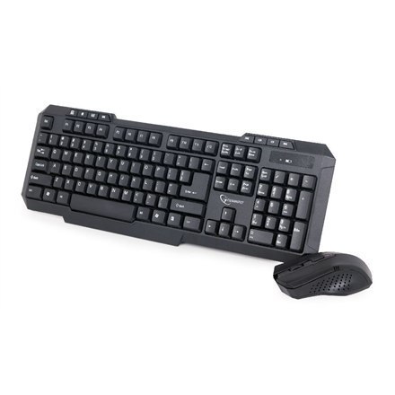 Gembird | Desktop Set | KBS-WM-02 | Keyboard and Mouse Set | Wireless | Mouse included | US | Black | USB | US | 450 g | Numeric Gembird | Desktop Set | KBS-WM-02 | Keyboard and Mouse Set | Wireless | Mouse included | US | Black | USB | US | 450 g | Numeric