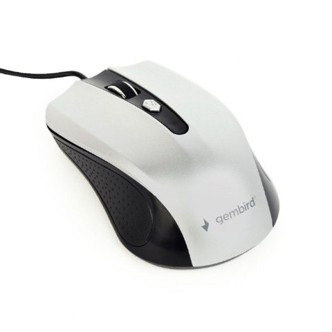 Gembird | Mysz | MUS-4B-01-BS | Standard | USB | Czarny/srebrny Gembird | Mysz | MUS-4B-01-BS | Standard | USB | Czarny/srebrny