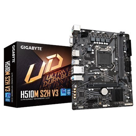 Gigabyte | H510M S2H V3 1.0 M/B | Rodzina procesorów Intel | Gniazdo procesora LGA1200 | DDR4 DIMM | Gniazda pamięci 2 | Obsługi Gigabyte | H510M S2H V3 1.0 M/B | Rodzina procesorów Intel | Gniazdo procesora LGA1200 | DDR4 DIMM | Gniazda pamięci 2 | Obsługi
