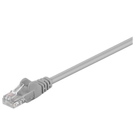 Goobay | CAT 5e | Kabel sieciowy | Skrętka nieekranowana (UTP) | Męski | RJ-45 | Męski | RJ-45 | Szary | 3 m Goobay | CAT 5e | Kabel sieciowy | Skrętka nieekranowana (UTP) | Męski | RJ-45 | Męski | RJ-45 | Szary | 3 m