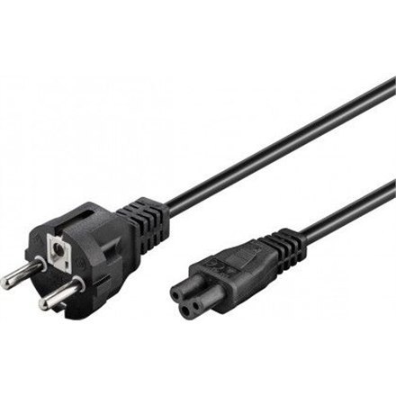 Goobay | Kabel zasilający | Zasilanie CEE 7/7 | Zasilanie IEC 60320 C5 | 1,8 m | Czarny Goobay | Kabel zasilający | Zasilanie CEE 7/7 | Zasilanie IEC 60320 C5 | 1,8 m | Czarny