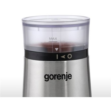 Gorenje | SMK150E | Coffee grinder | 150 W | Coffee beans capacity 60 g | Lid safety switch | Stainless steel Gorenje | SMK150E | Coffee grinder | 150 W | Coffee beans capacity 60 g | Lid safety switch | Stainless steel