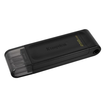 Kingston | Pamięć flash USB | DataTraveler 70 | 256 GB | USB 3.2 Gen 1 Type-C | Czarny Kingston | Pamięć flash USB | DataTraveler 70 | 256 GB | USB 3.2 Gen 1 Type-C | Czarny