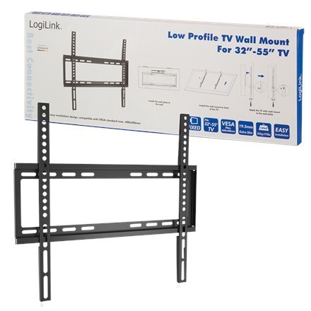 Logilink BP0009 TV Wall mount, 32-55", fix, 19,5mm Logilink Logilink BP0009 TV Wall mount, 32-55", fix, 19,5mm Logilink