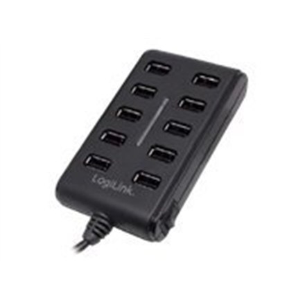Logilink UA0125 USB Hub 10-Port USB2.0 with power adapter 3.5A, Logilink Logilink UA0125 USB Hub 10-Port USB2.0 with power adapter 3.5A, Logilink