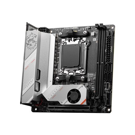 MSI | MPG B650I EDGE WIFI | Rodzina procesorów AMD | Gniazdo procesora AM5 | DDR5 DIMM | Gniazda pamięci 2 | Obsługiwane interfe MSI | MPG B650I EDGE WIFI | Rodzina procesorów AMD | Gniazdo procesora AM5 | DDR5 DIMM | Gniazda pamięci 2 | Obsługiwane interfe
