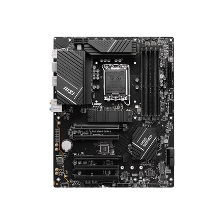 MSI | PRO B760-P DDR4 II | Rodzina procesorów Intel | Gniazdo procesora LGA1700 | DDR4 | Liczba złączy SATA 4 MSI | PRO B760-P DDR4 II | Rodzina procesorów Intel | Gniazdo procesora LGA1700 | DDR4 | Liczba złączy SATA 4