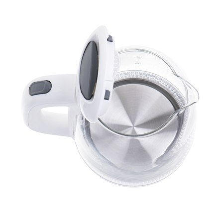 Mesko | Czajnik | MS 1302w | Elektryczny | 2200 W | 1,7 L | Szklany | Podstawa obrotowa 360° | Biały Mesko | Czajnik | MS 1302w | Elektryczny | 2200 W | 1,7 L | Szklany | Podstawa obrotowa 360° | Biały