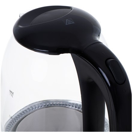 Mesko | Kettle | MS 1302b | Electric | 2200 W | 1.7 L | Glass | 360° rotational base | Black Mesko | Kettle | MS 1302b | Electric | 2200 W | 1.7 L | Glass | 360° rotational base | Black