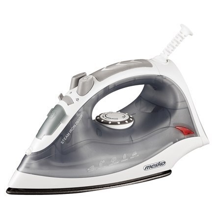 Mesko | MS 5037 | Żelazko parowe | 2800 W | Pojemność zbiornika na wodę 170 ml | Ciągłe uderzenie pary 35 g/min | Wydajność uder Mesko | MS 5037 | Żelazko parowe | 2800 W | Pojemność zbiornika na wodę 170 ml | Ciągłe uderzenie pary 35 g/min | Wydajność uder