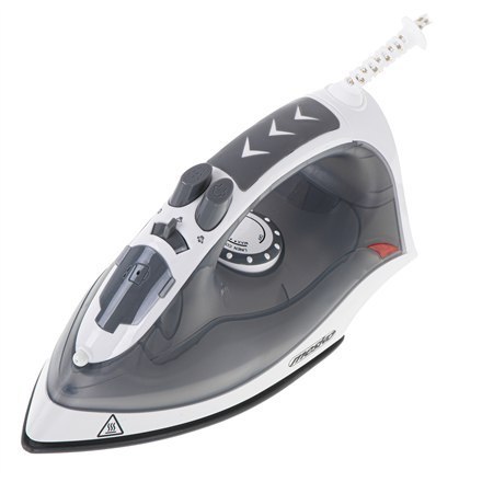 Mesko | MS 5037 | Żelazko parowe | 2800 W | Pojemność zbiornika na wodę 170 ml | Ciągłe uderzenie pary 35 g/min | Wydajność uder Mesko | MS 5037 | Żelazko parowe | 2800 W | Pojemność zbiornika na wodę 170 ml | Ciągłe uderzenie pary 35 g/min | Wydajność uder