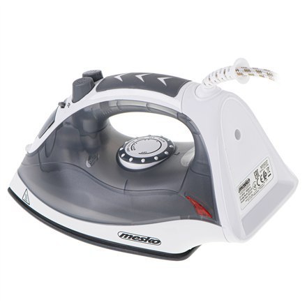 Mesko | MS 5037 | Żelazko parowe | 2800 W | Pojemność zbiornika na wodę 170 ml | Ciągłe uderzenie pary 35 g/min | Wydajność uder Mesko | MS 5037 | Żelazko parowe | 2800 W | Pojemność zbiornika na wodę 170 ml | Ciągłe uderzenie pary 35 g/min | Wydajność uder