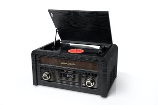 Muse | MT-115W | Mikrosystem gramofonowy | Port USB | Wejście AUX | Odtwarzacz CD | Radio FM | Połączenie bezprzewodowe
