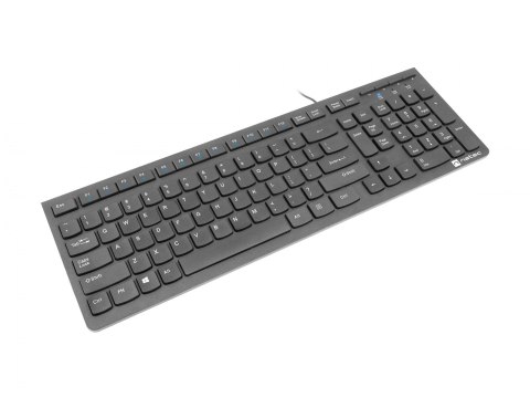 Natec | Klawiatura | Discus 2 Slim | Standardowa | Przewodowa | USA | Czarna | USB 2.0 | 424 g | Klawiatura numeryczna Natec | Klawiatura | Discus 2 Slim | Standardowa | Przewodowa | USA | Czarna | USB 2.0 | 424 g | Klawiatura numeryczna