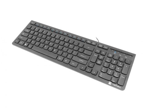 Natec | Klawiatura | Discus 2 Slim | Standardowa | Przewodowa | USA | Czarna | USB 2.0 | 424 g | Klawiatura numeryczna Natec | Klawiatura | Discus 2 Slim | Standardowa | Przewodowa | USA | Czarna | USB 2.0 | 424 g | Klawiatura numeryczna