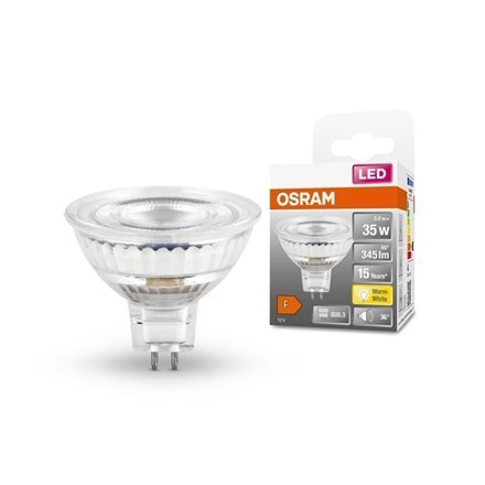 Osram Parathom Reflector LED 12V MR16 35 non-dim 36° 3,8W/827 GU5.3 żarówka Osram | Parathom Reflector LED | GU5.3 | 3,8 W | cie Osram Parathom Reflector LED 12V MR16 35 non-dim 36° 3,8W/827 GU5.3 żarówka Osram | Parathom Reflector LED | GU5.3 | 3,8 W | cie