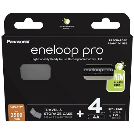 Panasonic | AA | 2500 mAh | 4 szt. | ENELOOP BK-3HCDEC4BE Panasonic | AA | 2500 mAh | 4 szt. | ENELOOP BK-3HCDEC4BE