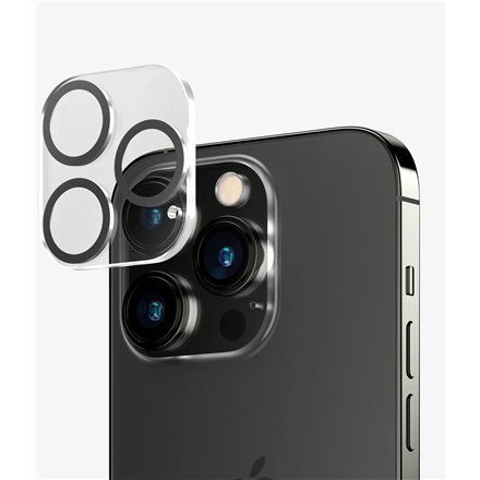 PanzerGlass | Ochraniacz obiektywu | Apple iPhone 14 Pro, 14 Pro Max | Czarny | Przezroczysty PanzerGlass | Ochraniacz obiektywu | Apple iPhone 14 Pro, 14 Pro Max | Czarny | Przezroczysty