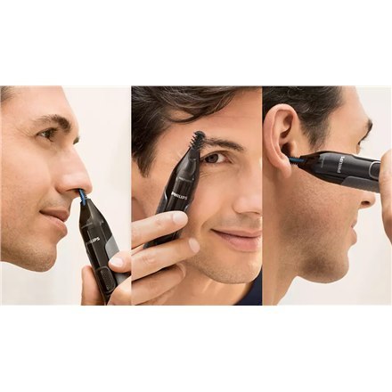 Philips | NT3650/16 | Trymer do nosa, uszu i brwi | Trymer do nosa, uszu i brwi | Szary Philips | NT3650/16 | Trymer do nosa, uszu i brwi | Trymer do nosa, uszu i brwi | Szary