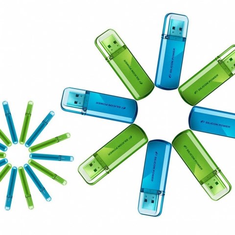 Silicon Power | Helios 101 | 8 GB | USB 2.0 | Zielony Silicon Power | Helios 101 | 8 GB | USB 2.0 | Zielony