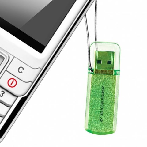 Silicon Power | Helios 101 | 8 GB | USB 2.0 | Zielony Silicon Power | Helios 101 | 8 GB | USB 2.0 | Zielony