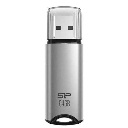 Silicon Power | Pamięć USB | Marvel Series M02 | 64 GB | Typ-A USB 3.2 Gen 1 | Srebrny Silicon Power | Pamięć USB | Marvel Series M02 | 64 GB | Typ-A USB 3.2 Gen 1 | Srebrny