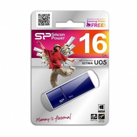 Silicon Power | Ultima U05 | 16 GB | USB 2.0 | Niebieski Silicon Power | Ultima U05 | 16 GB | USB 2.0 | Niebieski