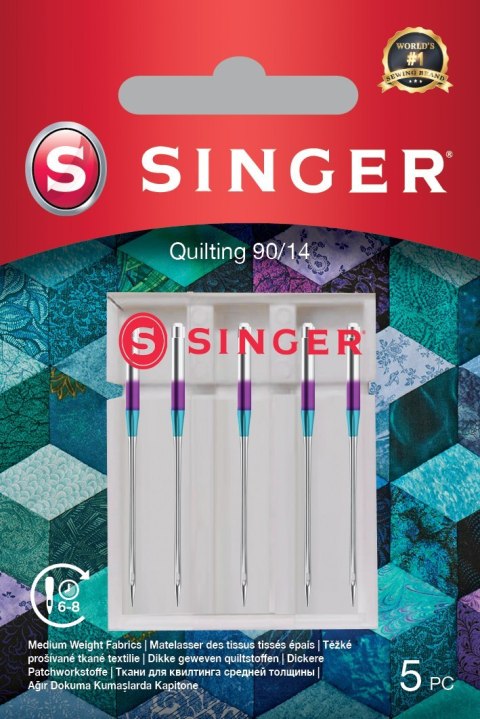 Singer | Igła do pikowania 90/14 5PK Singer | Igła do pikowania 90/14 5PK