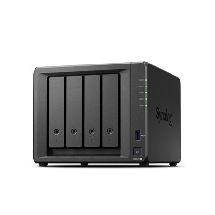 Synology | 4-Bay | DS923+ | Do 4 HDD/SSD Hot-Swap | AMD | Ryzen R1600 | Częstotliwość procesora 2,6 GHz | 4 GB Synology | 4-Bay | DS923+ | Do 4 HDD/SSD Hot-Swap | AMD | Ryzen R1600 | Częstotliwość procesora 2,6 GHz | 4 GB