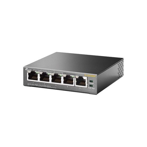 TP-LINK | Switch | TL-SG1005P | Niezarządzalny | Desktop | Porty 1 Gb/s (RJ-45) w liczbie 5 | Porty PoE w liczbie 4 | Typ zasila TP-LINK | Switch | TL-SG1005P | Niezarządzalny | Desktop | Porty 1 Gb/s (RJ-45) w liczbie 5 | Porty PoE w liczbie 4 | Typ zasila