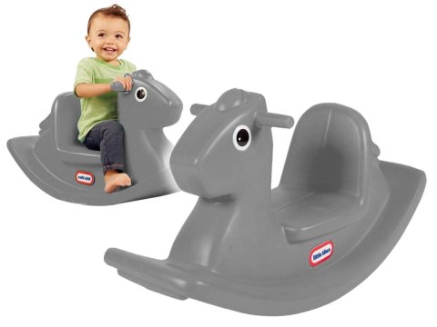 Little Tikes Rocking Horse Konik Na Biegunach 173042 Szary Little Tikes Rocking Horse Konik Na Biegunach 173042 Szary