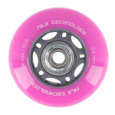 PU 64x24 82A (4szt.) różowe + ABEC-7 (8szt.) ZESTAW NILS EXTREME PU 64x24 82A (4szt.) różowe + ABEC-7 (8szt.) ZESTAW NILS EXTREME