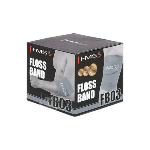 FB03 GREY 1.5 x 50 x 2080 MM FLOSS BAND GUMA DO ĆWICZEŃ HMS FB03 GREY 1.5 x 50 x 2080 MM FLOSS BAND GUMA DO ĆWICZEŃ HMS