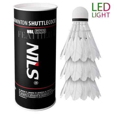 NBL6223 LOTKI Z PIÓR LED 3 SZT. NILS NBL6223 LOTKI Z PIÓR LED 3 SZT. NILS
