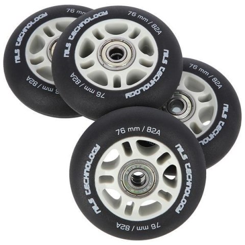 PU 76x24 82A CZARNE MATOWE (4 szt.) + ABEC-9 (8 szt.) ZESTAW NILS EXTREME PU 76x24 82A CZARNE MATOWE (4 szt.) + ABEC-9 (8 szt.) ZESTAW NILS EXTREME
