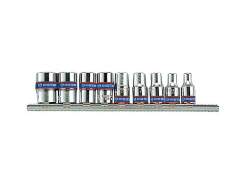 KOMPLET NASADEK 1/4 6-KĄTNE 9 SZTUK 4-13MM BLISTER KOMPLET NASADEK 1/4 6-KĄTNE 9 SZTUK 4-13MM BLISTER