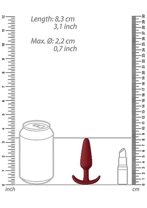 Silikonowy wodoodporny korek analny zatyczka 7,5cm Silikonowy wodoodporny korek analny zatyczka 7,5cm