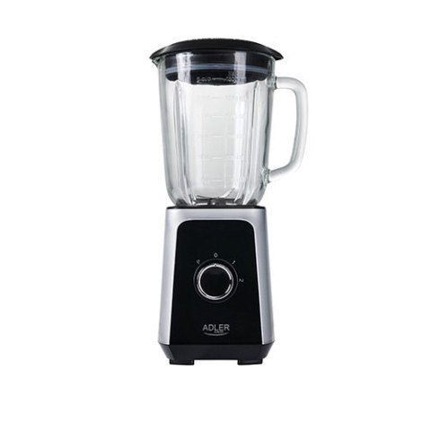 Adler | Blender | AD 4076 | Tabletop | 1000 W | Materiał słoika Szkło | Pojemność słoika 1,5 L | Kruszenie lodu | Czarny Adler | Blender | AD 4076 | Tabletop | 1000 W | Materiał słoika Szkło | Pojemność słoika 1,5 L | Kruszenie lodu | Czarny
