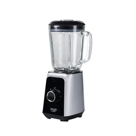 Adler | Blender | AD 4076 | Tabletop | 1000 W | Materiał słoika Szkło | Pojemność słoika 1,5 L | Kruszenie lodu | Czarny Adler | Blender | AD 4076 | Tabletop | 1000 W | Materiał słoika Szkło | Pojemność słoika 1,5 L | Kruszenie lodu | Czarny