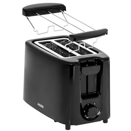 Mesko | Toster MS 3220 | Moc 750 W | Ilość otworów 2 | Obudowa z tworzywa sztucznego | Kolor czarny Mesko | Toster MS 3220 | Moc 750 W | Ilość otworów 2 | Obudowa z tworzywa sztucznego | Kolor czarny