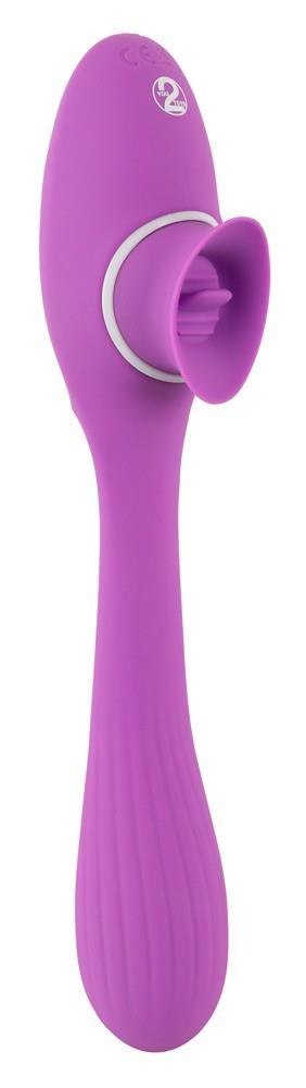 Podwójny masażer łechtaczki wibrator 10trybów 22cm
