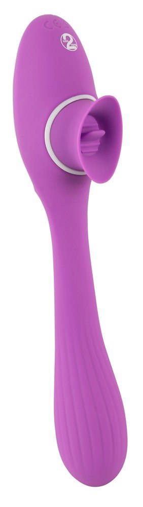 Podwójny masażer łechtaczki wibrator 10trybów 22cm