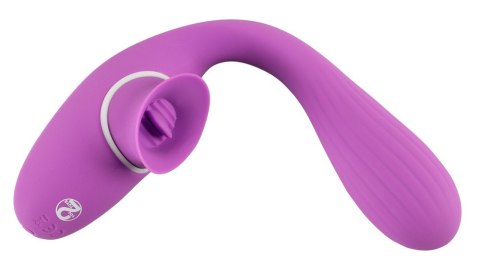 Podwójny masażer łechtaczki wibrator 10trybów 22cm